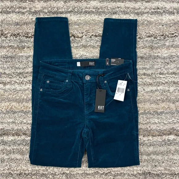 KUT From The Kloth Corduroy Diana Skinny Jeans Sz 0 NWTKUT Skinny Jeans NEW-